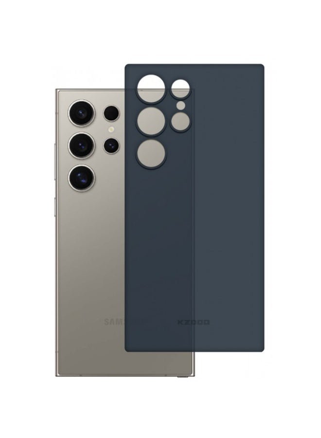 KZDOO Samsung Galaxy S24 Ultra Case Slim Thin Air Skin Full Coverage Protective Case Sturdy Durable Thin Case Drop Protection Case Cover Transparent Blue - Image 2